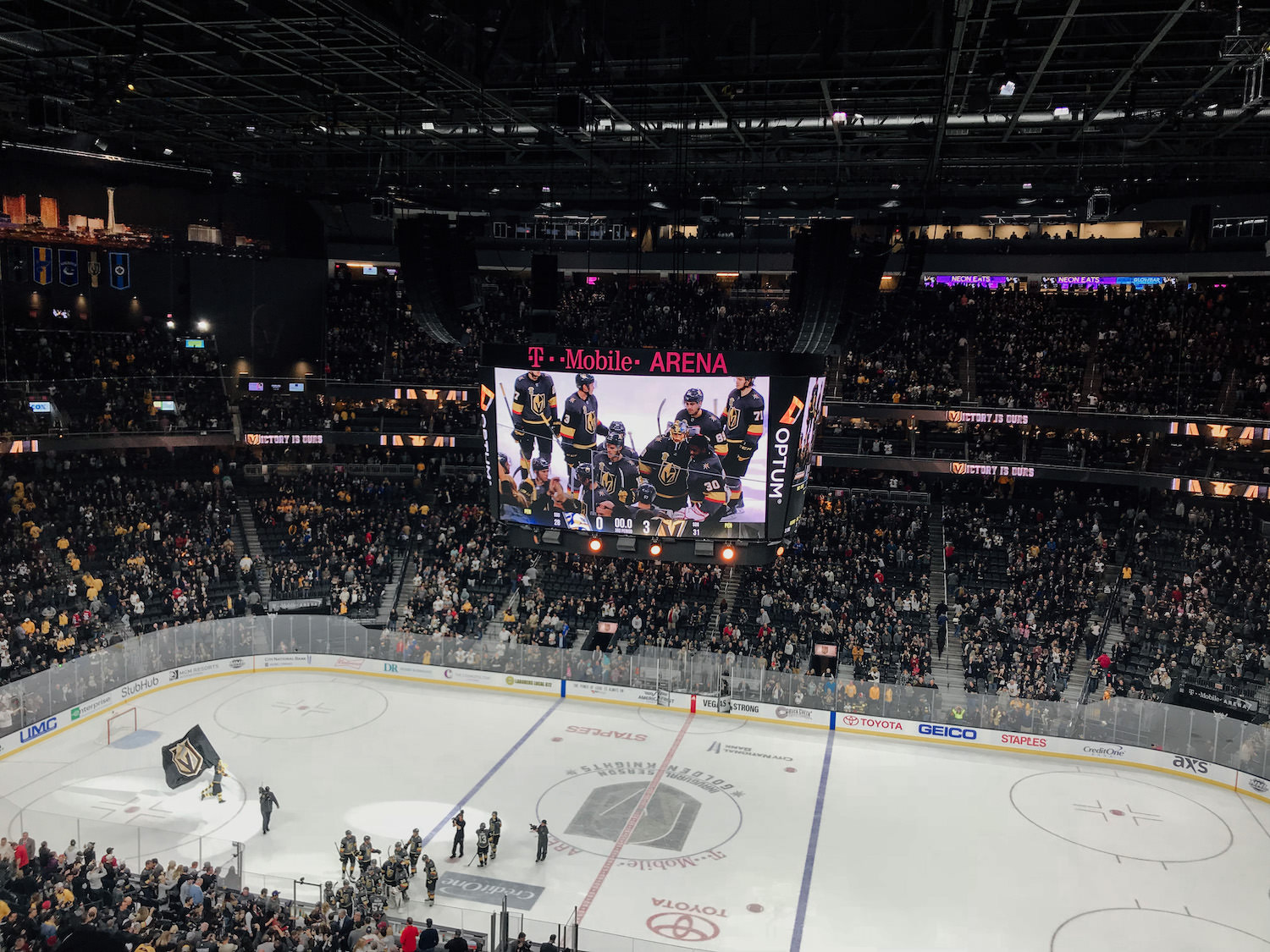 T-Mobile Arena Hockey