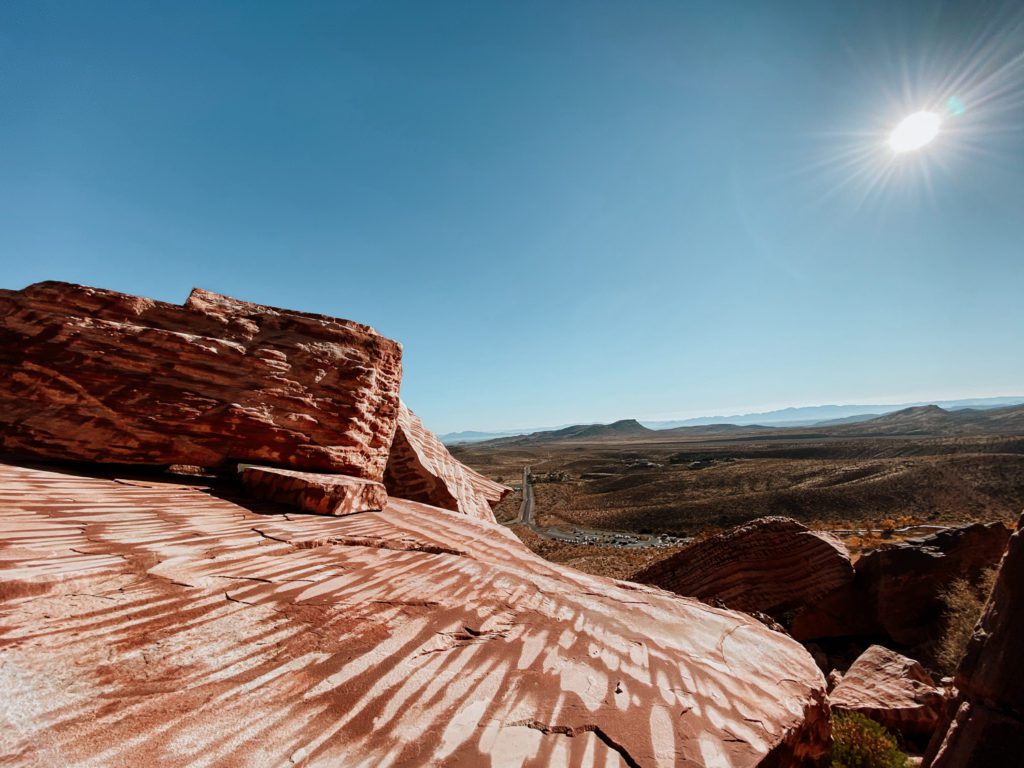 Calico Basin - Striated Rocks