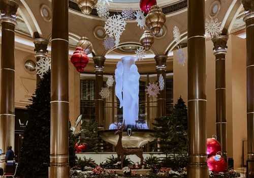 Venetian Hotel & Resort Winter Holiday Decorations